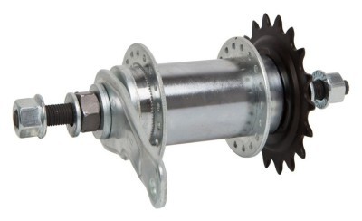 Втулка задня тормозна ST 36H 14G CP вісь-10мм 155 SHUNFENG SF-CT01 зірка 20Т з хомутом (черв'ячна)