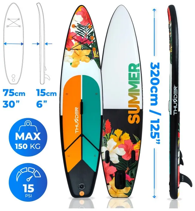 Надувная доска SUP (Сапборд) THUNDER NOX 320