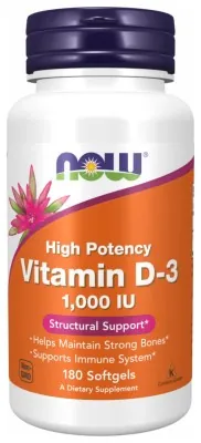 VIT D-3 1000 IU - 180 sgels