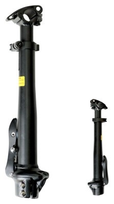 Виніс керма AL безрізьбовий 1-1/8&quot; д.керма 25,4mm чорний FSD JB-8305 під складний велосипед