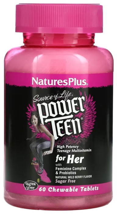 Power Teen Hers Chewable - 60 tabs