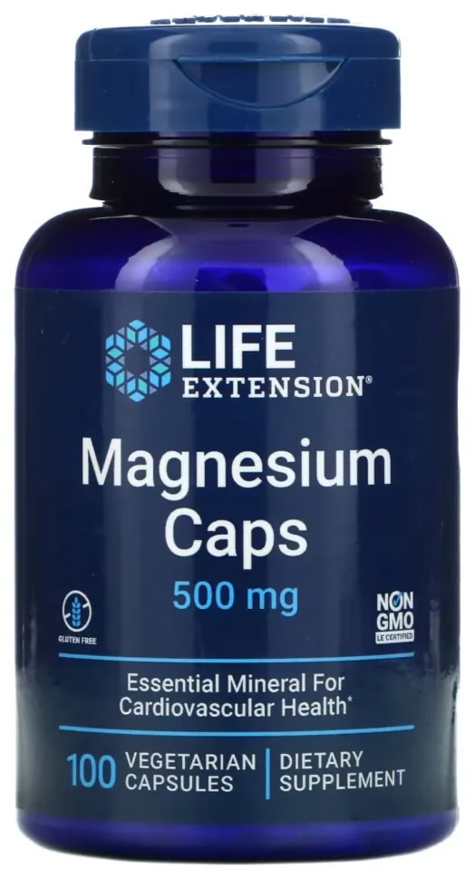 Magnesium Caps 500 mg - 100 vcaps