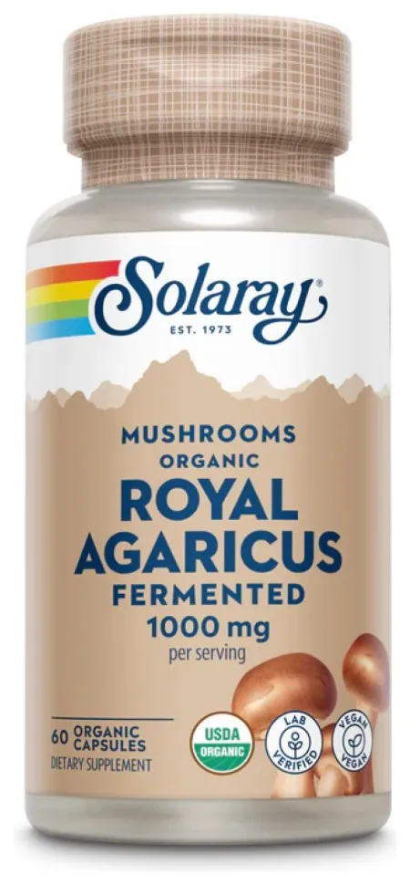 Org Grown Fermented Royal Agaricus 1000mg - 60 caps