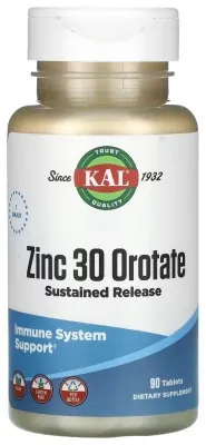 Zinc 30 Orotate Sustained Release - 90 tabs