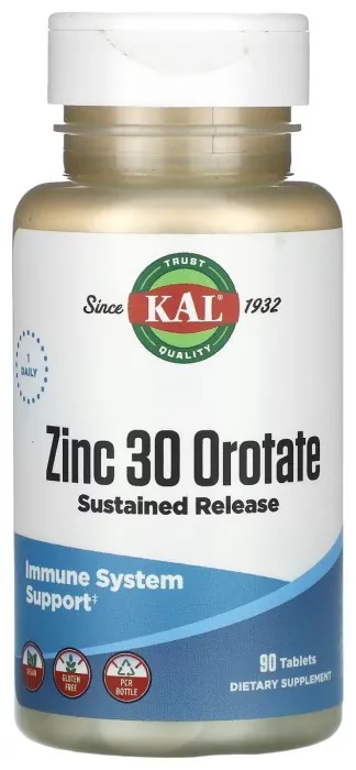 Zinc 30 Orotate Sustained Release - 90 tabs