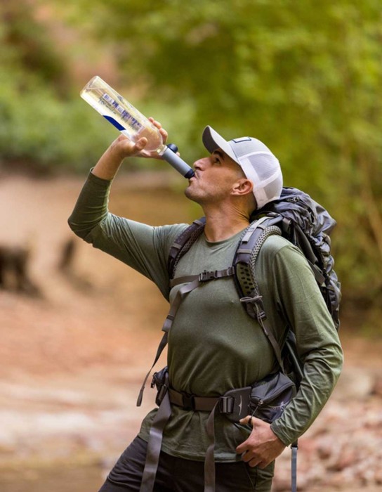 Фильтр для воды LifeStraw Peak Solo, Blue Raspberry