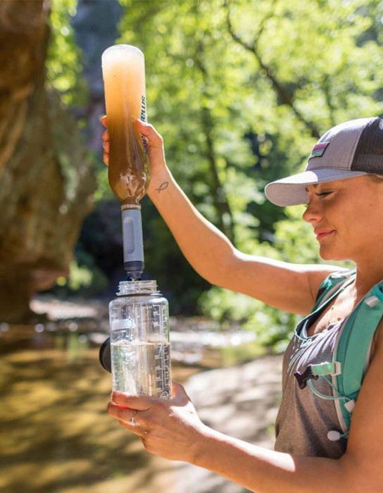 Фильтр для воды LifeStraw Peak Solo, Blue Raspberry