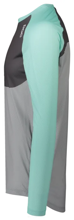 Джерси POC MTB Pure LS Jersey, Lt Fluorite Green/Sylvanite Grey/Alloy Grey, S