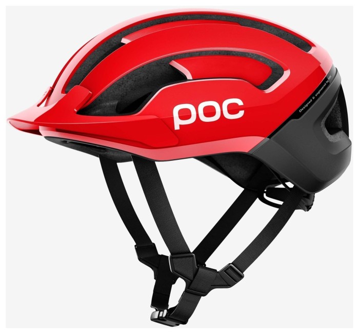 Велошолом POC Omne Air Resistance SPIN, Prismane Red