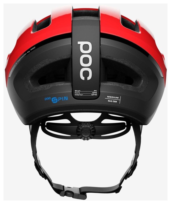 Велошолом POC Omne Air Resistance SPIN, Prismane Red