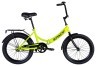 Велосипед ST 20" SPACE -050 гальмівна рама- з багажником задн St з крилом St 2024 (салатний), укр Фото - 1