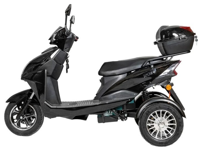 Электроскутер ATLAS Falcon Trike Box 1500W Black