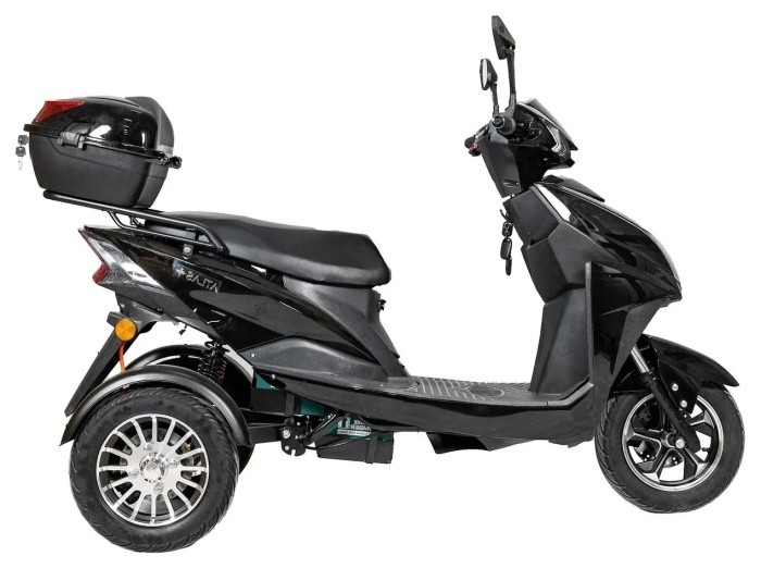 Электроскутер ATLAS Falcon Trike Box 1500W Black