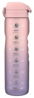Картофель для воды ION8 1000 мл. BPA Free, Times To Drink, (ЭКО бутылка) BPA Free, Periwinkle & Rose