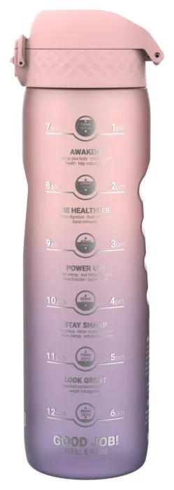 Картофель для воды ION8 1000 мл. BPA Free, Times To Drink, (ЭКО бутылка) BPA Free, Periwinkle & Rose