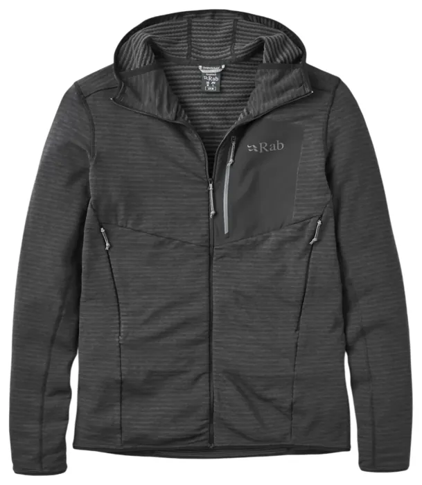 Кофта чоловіча Rab Ascendor Light Hoody, Black, M
