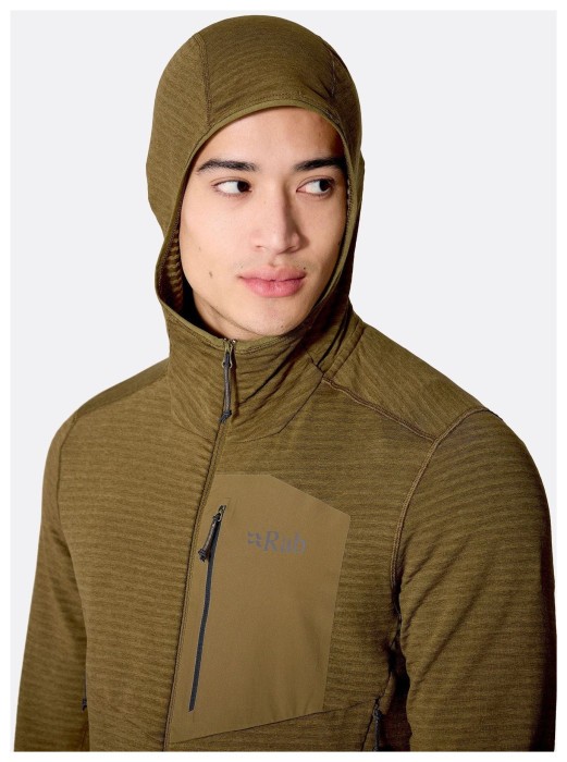 Кофта чоловіча Rab Ascendor Light Hoody, Black, M