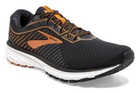 Кросівки чоловічі Brooks GHOST 12 M 44.5 (10.5US) Black/turbulence/orange (1103161D009)