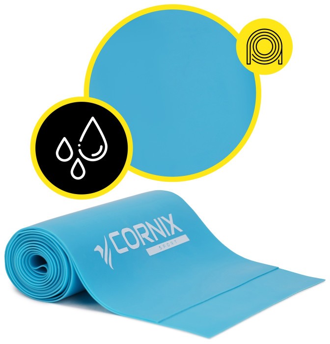 Стрічка-еспандер Cornix Flat Band 200 х 15 см для спорту та реабілітації 12 кг XR-0085
