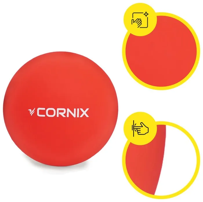 Массажный мяч Cornix Lacrosse Ball 6.3 см XR-0117 Red