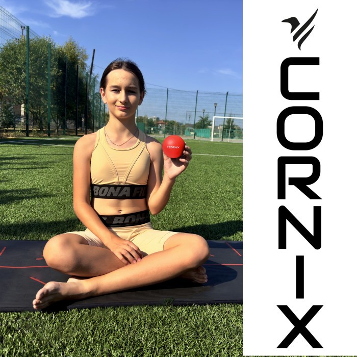 Массажный мяч Cornix Lacrosse Ball 6.3 см XR-0117 Red