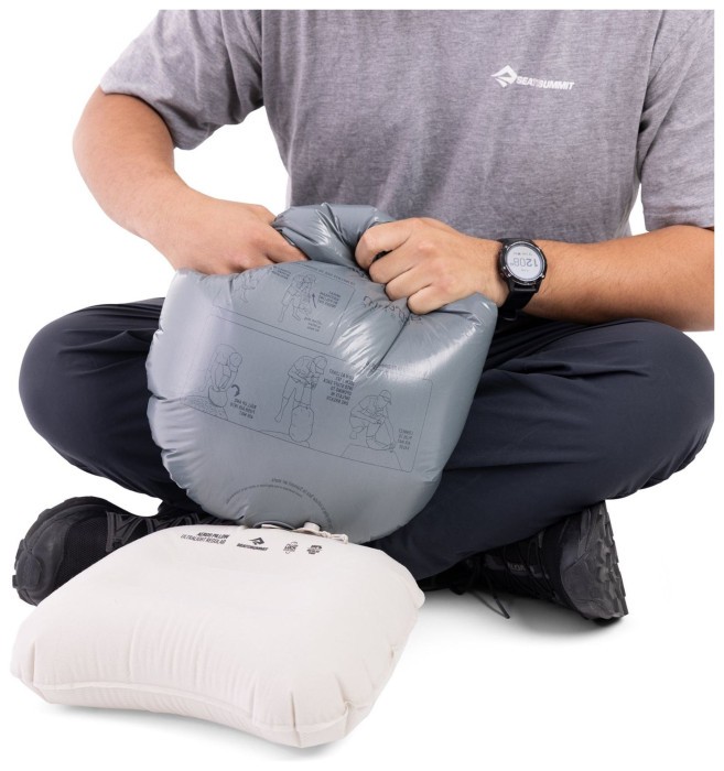 Подушка надувная Sea to Summit Aeros Ultralight Pillow, Large, 12x45x31см, Aqua Sea
