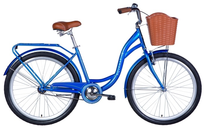 Велосипед 26" Dorozhnik AQUAMARINE 2024 (синій), укр, укр