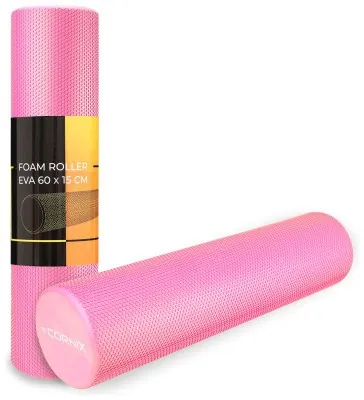 Масажний ролик Cornix EVA+ 60 x 15 см (валик, роллер) XR-0308 Pink