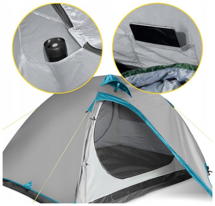 Намет туристичний Mountain Goat Prime Duo 2-місний Grey (P-5905973406550)