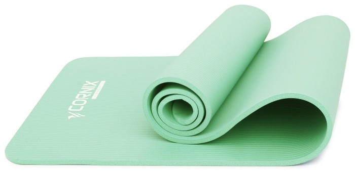 Коврик спортивный Cornix NBR 183 x 61 x 1 cм для йоги и фитнеса XR-0491 Light Green