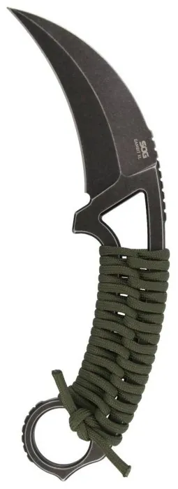 Нож SOG Gambit XL, Black Stonewashed