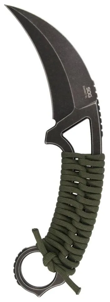 Ніж SOG Gambit XL, Black Stonewashed (SHM_SOG GB2001-BX)