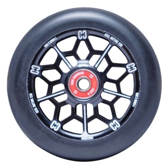 Колесо для трюкового самокату CORE Hex Hollow Pro 110mm - Black, укр