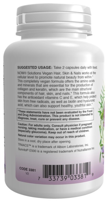 Vegan Hair, Skin & Nails - 90 vcaps