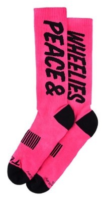 Носки TLD MENS PERFORMANCE SOCKS; PEACE & WHEELIES [FUSCIA] L/XL