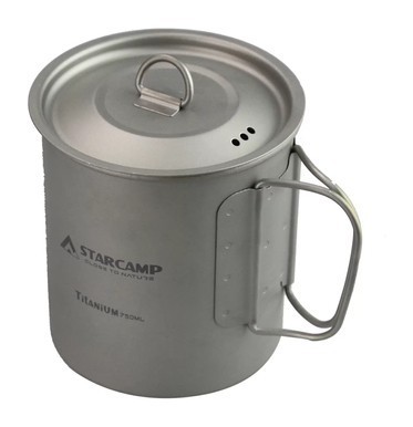 Кружка титановая Starcamp 750 мл HX-TK10 titanium