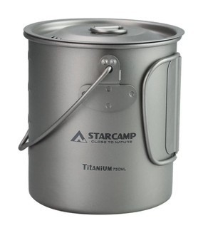 Кружка титановая Starcamp 750 мл HX-TK10 titanium