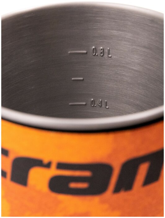 Система для приготування їжі Tramp 0,8л orange UTRG-049, укр, укр