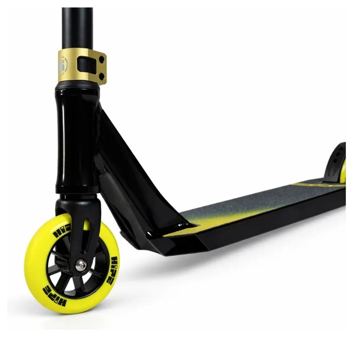 Самокат трюковый Hipe H12 black/yellow