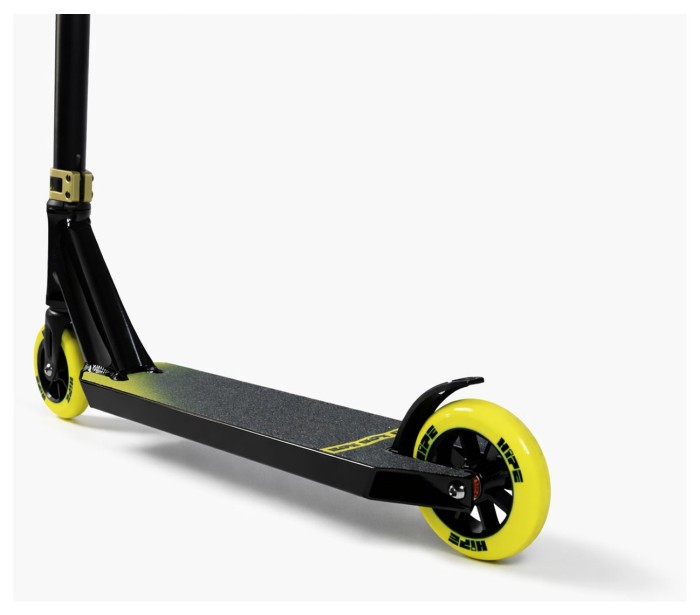 Самокат трюковый Hipe H12 black/yellow