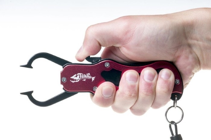 Липгрип Tramp алюминиевый, M (TRA-259) красный 16,5 см