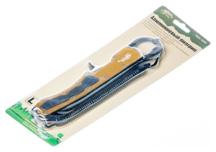 Липгрип Tramp алюминиевый, M (TRA-259) красный 16,5 см