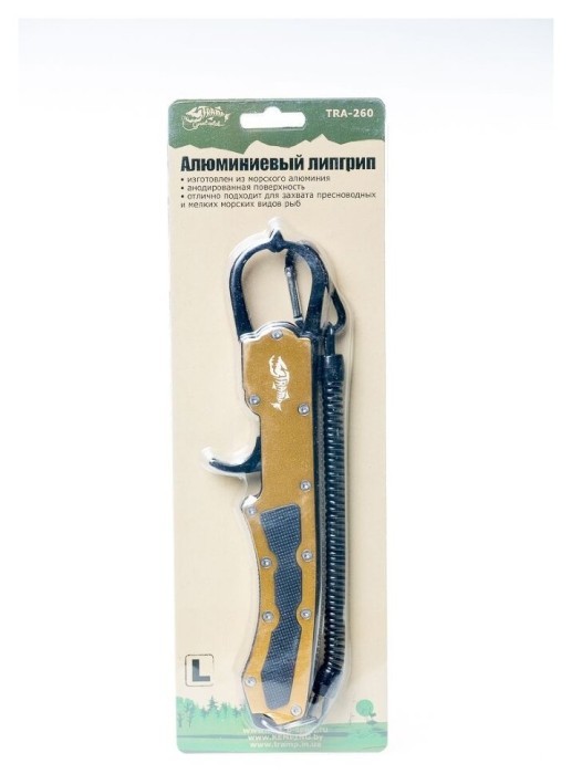 Липгрип Tramp алюминиевый, M (TRA-259) красный 16,5 см