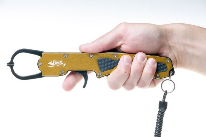 Липгрип Tramp алюминиевый, M (TRA-259) красный 16,5 см