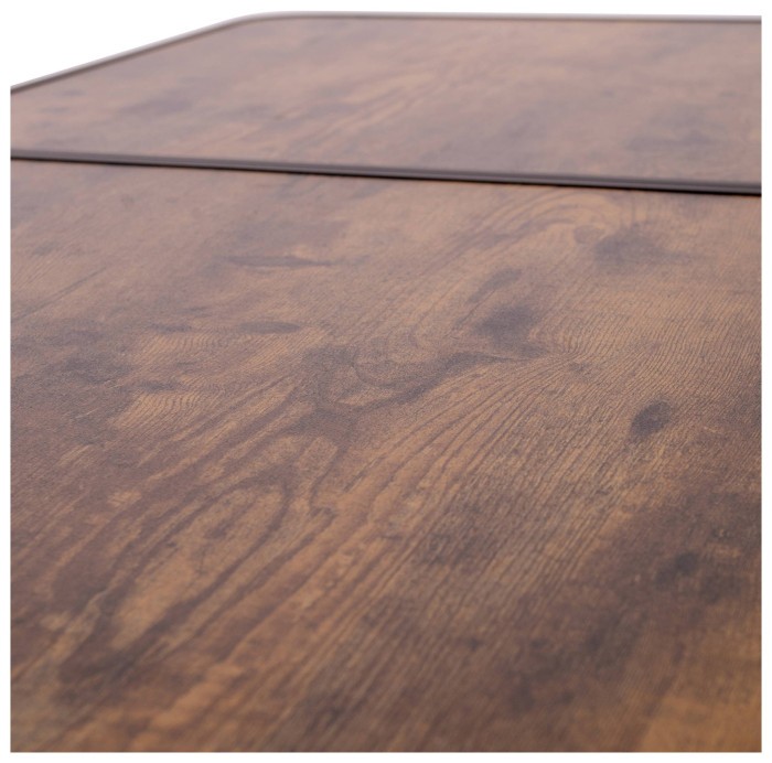 Стіл Bo-Camp Decatur 90x60 cm Black/Wood look (1404200)