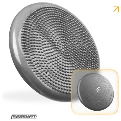 Балансировочная массажная подушка EasyFit Серый