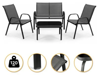 Комплект садових меблів LEOBRO Comfort Set (LB-1056)