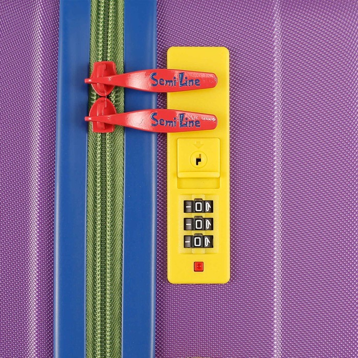 Чемодан Semi Line 20" (S) Purple (T5804-1)