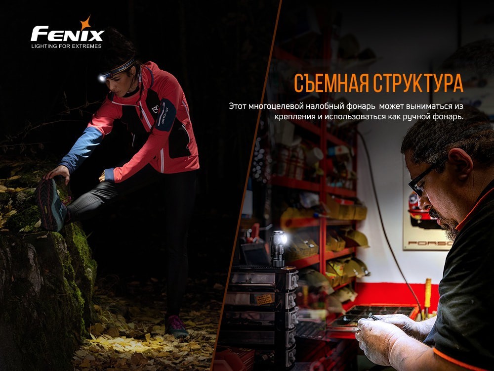 Фонарь налобный Fenix HM50R V2.0