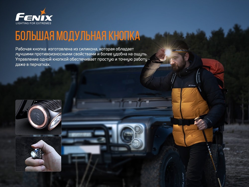 Фонарь налобный Fenix HM50R V2.0